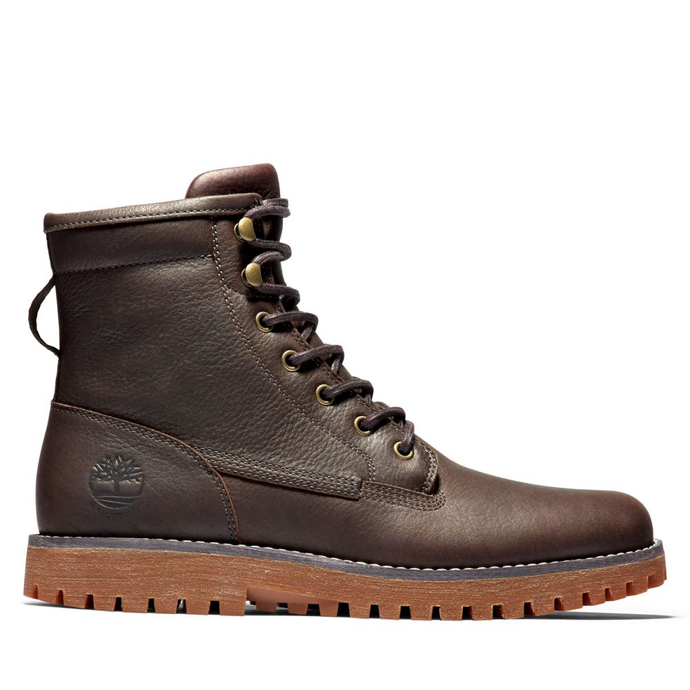 Botas de Nieve Timberland Argentina Hombre - Jackson's Landing Waterproof - Marrones Oscuro - JYNWQR